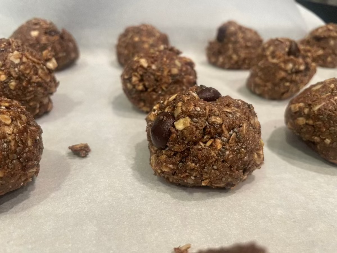 Mint Chocolate Chip Protein Balls